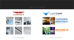 Desktop Screenshot of luminex.dk