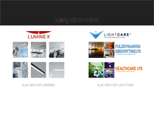 Tablet Screenshot of luminex.dk